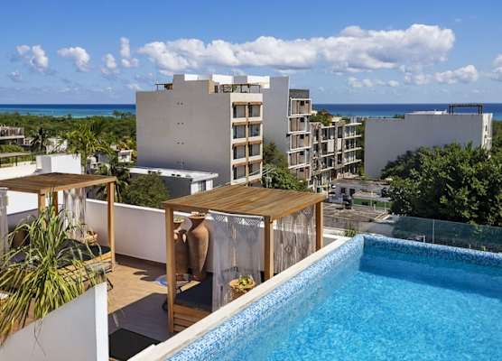 Terrasse Hotel Playa del Carmen 1