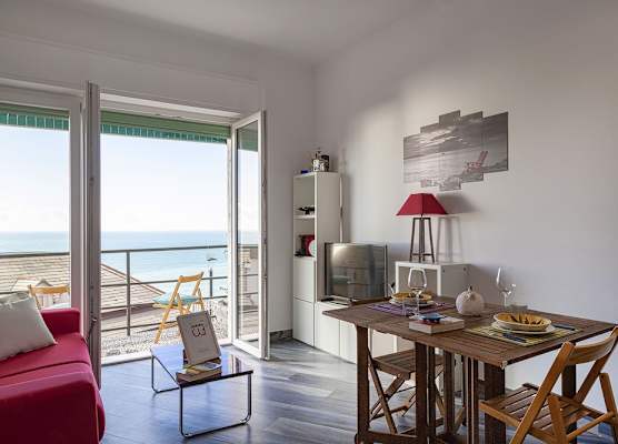 Sunset Apartment above the sea 1