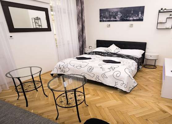 Black & White Apartment by Wenceslas Sq. 1