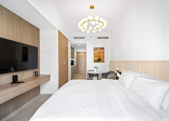 Stylish Studio with Garden Views 1