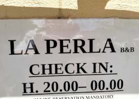 La Perla B & B CHECK IN TIME DA FROM H 20 PM 5