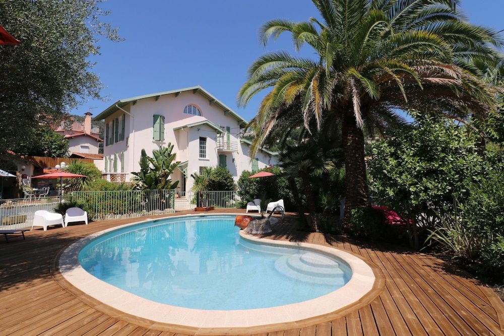 Bâle Mulhouse - Nice - La Villa Roseraie , Hôtel Familial OUVERT TOUTE L'ANNEE - Nice