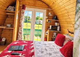 Glamping Pod in St Austell Sleeps 2 with Spa Pool 2
