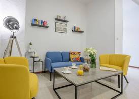 Yellow house with private parking by Adex travel 3