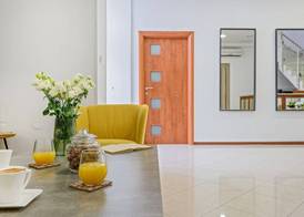 Yellow house with private parking by Adex travel 2