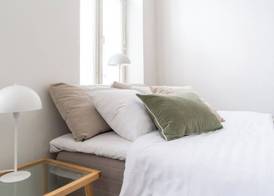 A bright wooden studio for four 3