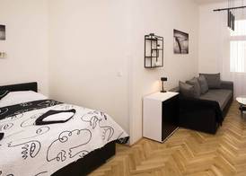 Black & White Apartment by Wenceslas Sq. 3