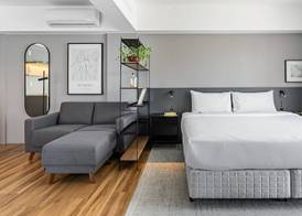 Studios Rio Branco by Viva - Prédio moderno, aptos com cama king-size no centro de Floripa 3