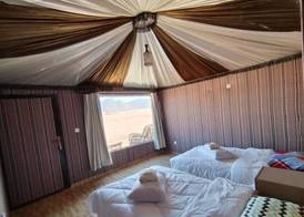 Glamping at wadi rum under the sun 3
