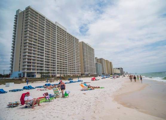Gulf Views! 9th-Floor Majestic Beach Resort Condo 1