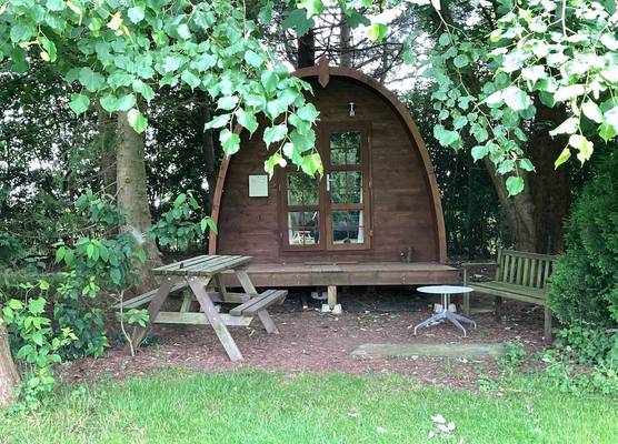 Woodland Camping pod With use of Campsite Bathroom 1