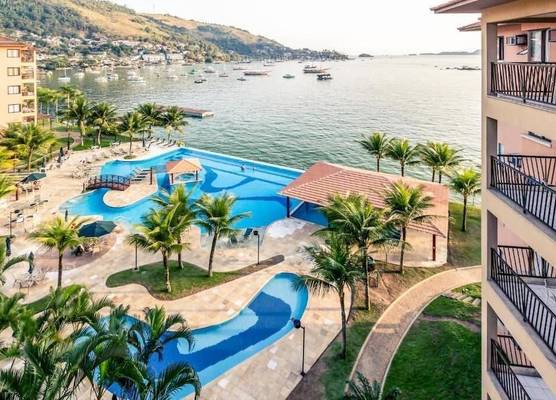 Angra dos Reis - Apartamentos com Vista para o mar OU para piscina Condomínio Porto Bali 1