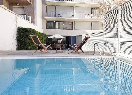 My Space Barcelona Private Pool Garden 1