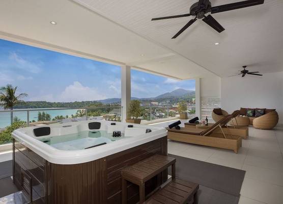 Ocean View Jacuzzi 3BR Kata Penthouse 1
