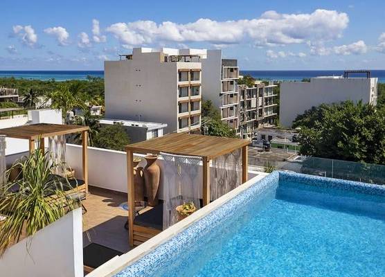 Terrasse Hotel Playa del Carmen 1